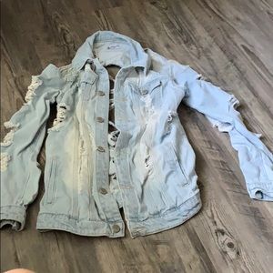 Ripped Jean Jacket